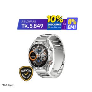 Haylou Solar 5 BT Calling Smart Watch (Metallic Strap)